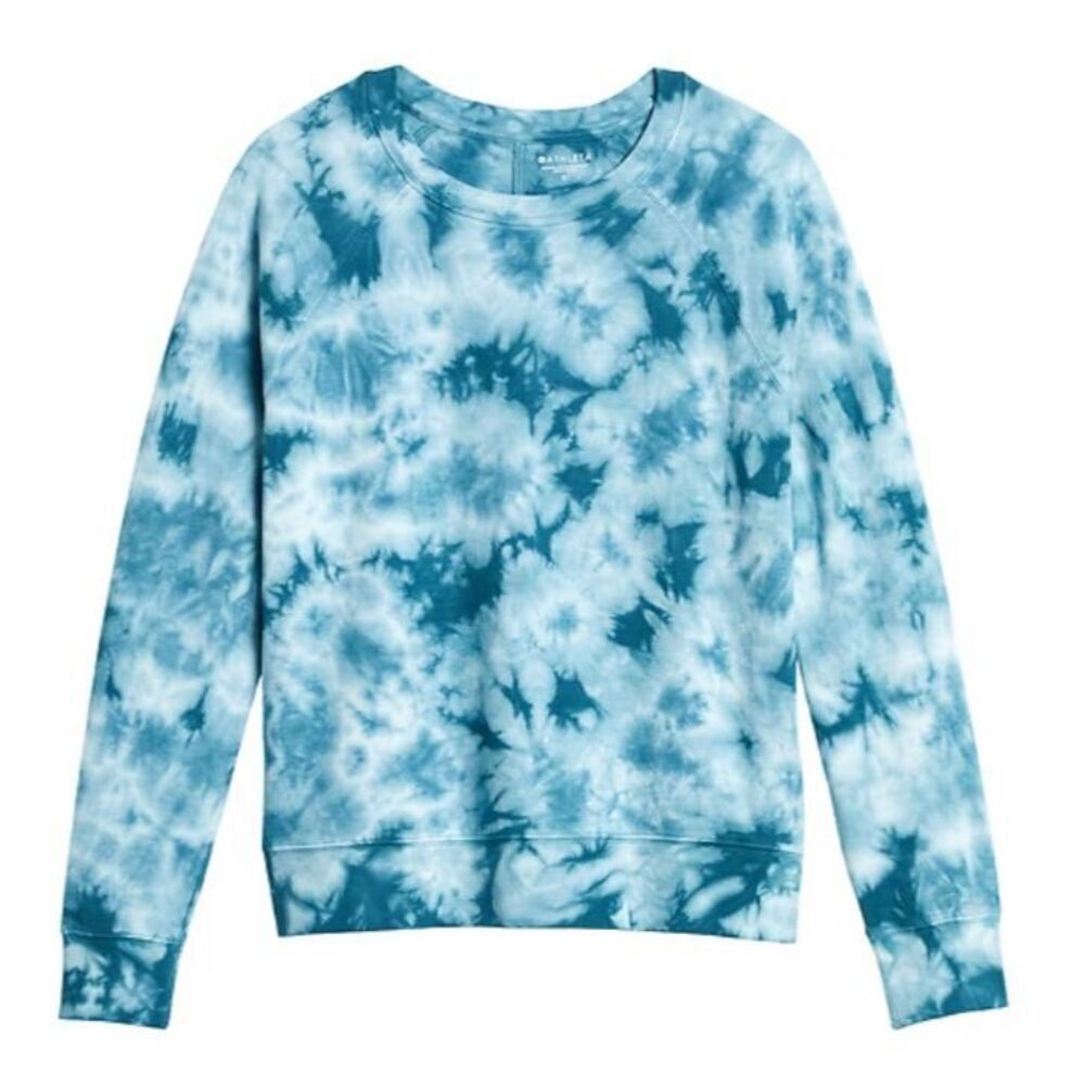 ATHLETA gray NO RUSH CREW softest SWEATSHIRT TOP size Small